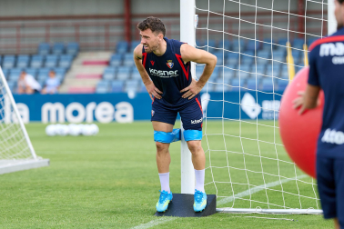 Fotos del entrenamiento de Osasuna en Tajonar de este lunes