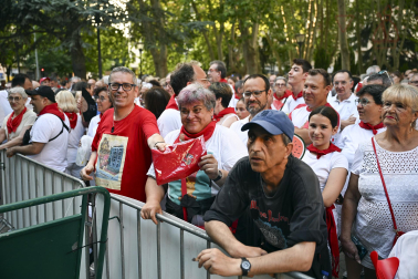 Concierto de la Orquesta Mondragón en la plaza de la Cruz