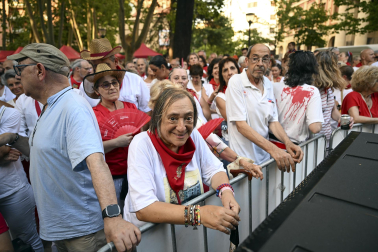 Concierto de la Orquesta Mondragón en la plaza de la Cruz