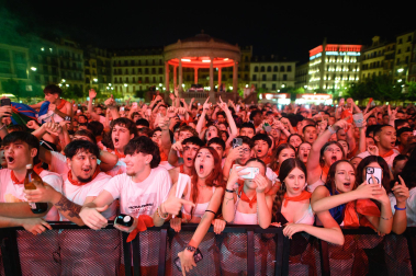 Fotos del concierto de Jarfaiter en la Plaza del Castillo en San Fermín 2026