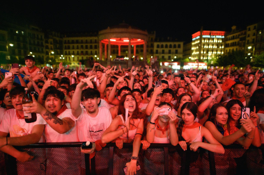 Fotos del concierto de Jarfaiter en la Plaza del Castillo en San Fermín 2026