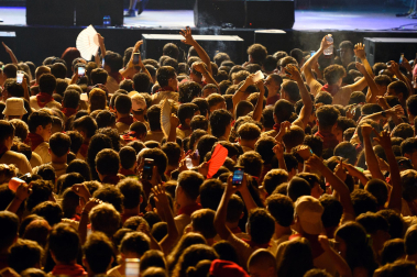 Fotos del concierto de Jarfaiter en la Plaza del Castillo en San Fermín 2026
