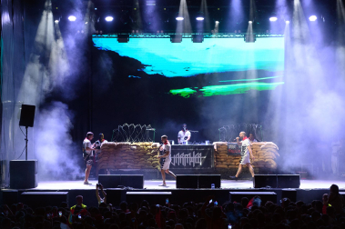 Fotos del concierto de Jarfaiter en la Plaza del Castillo en San Fermín 2026