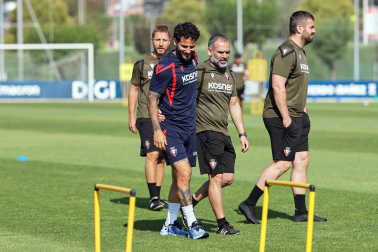 Foto del entrenamiento de Osasuna este 14 de julio