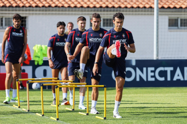 Foto del entrenamiento de Osasuna este 14 de julio