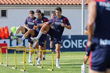 Foto del entrenamiento de Osasuna este 14 de julio
