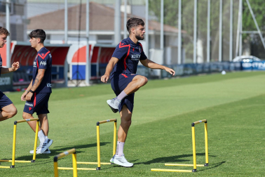 Foto del entrenamiento de Osasuna este 14 de julio