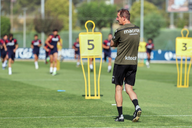 Foto del entrenamiento de Osasuna este 14 de julio