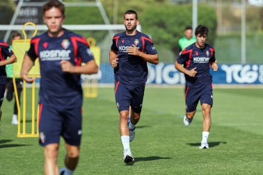 Foto del entrenamiento de Osasuna este 14 de julio