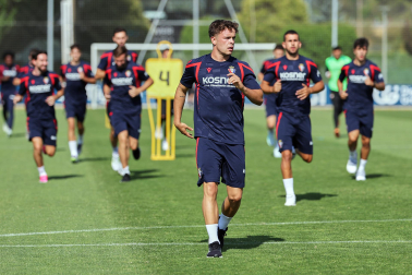 Foto del entrenamiento de Osasuna este 14 de julio