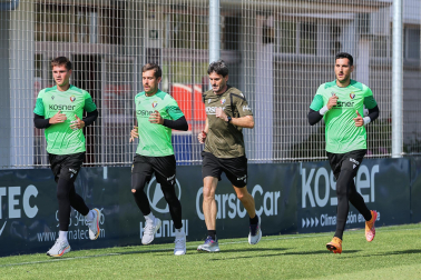 Foto del entrenamiento de Osasuna este 14 de julio