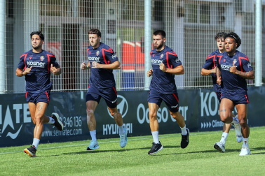 Foto del entrenamiento de Osasuna este 14 de julio