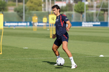 Foto del entrenamiento de Osasuna este 14 de julio