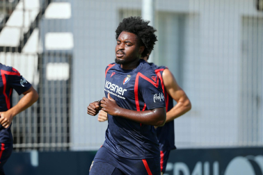 Foto del entrenamiento de Osasuna este 14 de julio