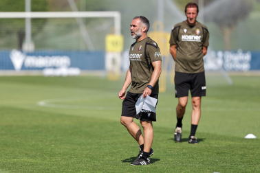 Foto del entrenamiento de Osasuna este 14 de julio