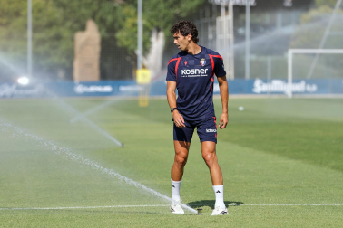 Foto del entrenamiento de Osasuna este 14 de julio