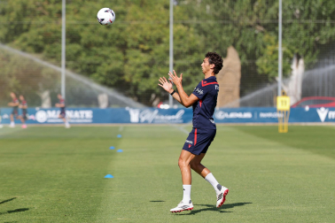 Foto del entrenamiento de Osasuna este 14 de julio