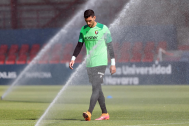 Foto del entrenamiento de Osasuna este 14 de julio
