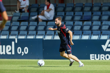 Foto del entrenamiento de Osasuna este 14 de julio