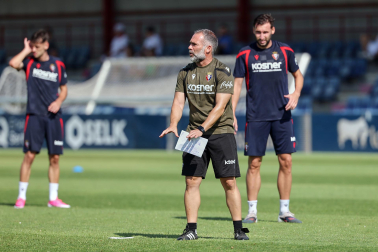 Foto del entrenamiento de Osasuna este 14 de julio