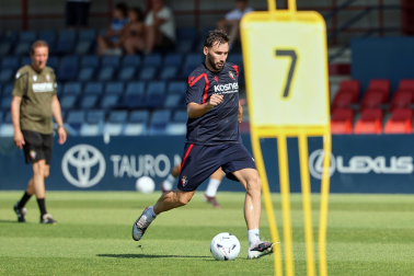 Foto del entrenamiento de Osasuna este 14 de julio