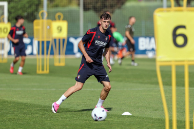 Foto del entrenamiento de Osasuna este 14 de julio