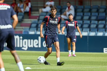 Foto del entrenamiento de Osasuna este 14 de julio