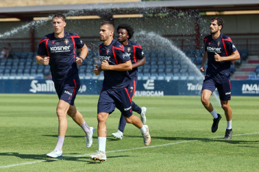Foto del entrenamiento de Osasuna este 14 de julio