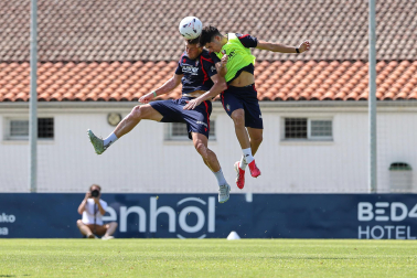 Foto del entrenamiento de Osasuna este 14 de julio