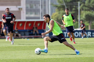 Foto del entrenamiento de Osasuna este 14 de julio