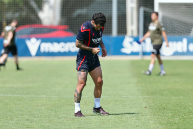 Foto del entrenamiento de Osasuna este 14 de julio