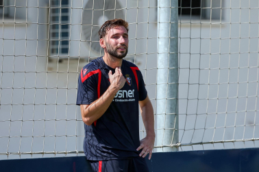 Foto del entrenamiento de Osasuna este 14 de julio