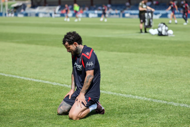 Foto del entrenamiento de Osasuna este 14 de julio