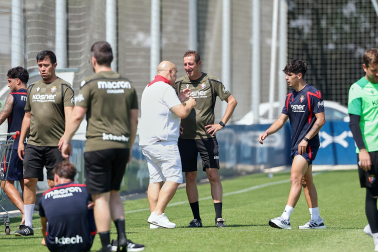 Foto del entrenamiento de Osasuna este 14 de julio