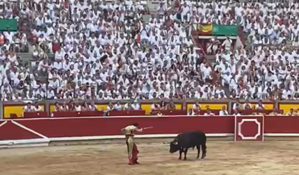 Gran estocada al sexto de Tomas Rufo