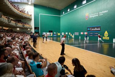 Final del Torneo San Fermín 2026 de pelota: Laso-Iztueta contra Peio Etxeberria-José Javier Zabaleta.