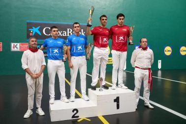 Final del Torneo San Fermín 2026 de pelota: Laso-Iztueta contra Peio Etxeberria-José Javier Zabaleta.