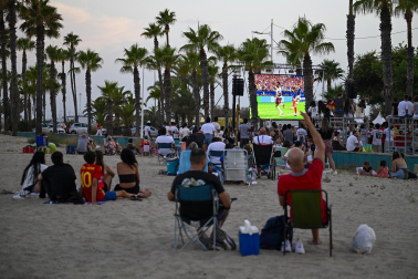 Fotos del partido de semifinales Francia - España