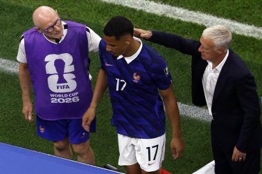 Fotos del partido de semifinales Francia - España