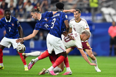 Fotos del partido de semifinales Francia - España