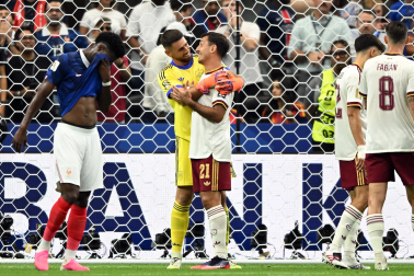 Fotos del partido de semifinales Francia - España