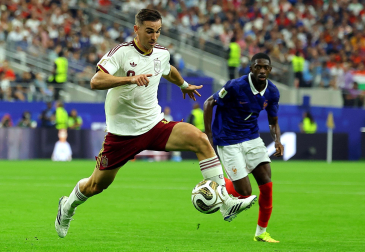 Fotos del partido de semifinales Francia - España