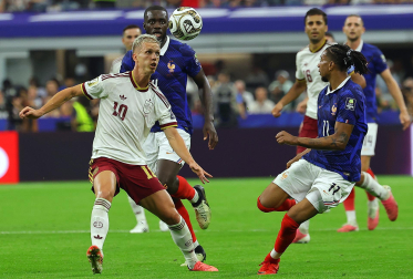 Fotos del partido de semifinales Francia - España