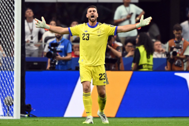 Fotos del partido de semifinales Francia - España