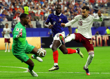 Fotos del partido de semifinales Francia - España