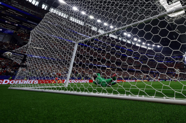 Fotos del partido de semifinales Francia - España