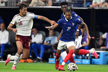 Fotos del partido de semifinales Francia - España