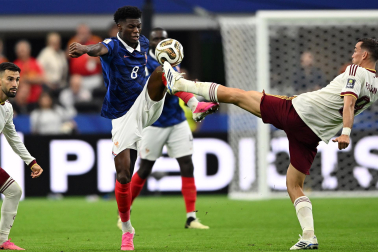 Fotos del partido de semifinales Francia - España
