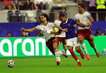 Fotos del partido de semifinales Francia - España