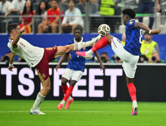 Fotos del partido de semifinales Francia - España